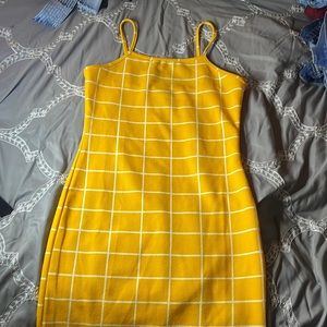 Short yellow dress from SHEIN